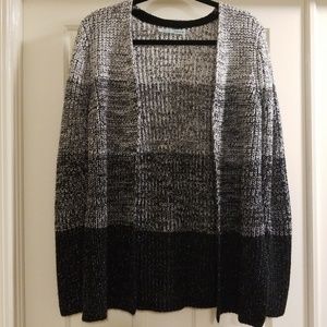 Ombre Gray to Black Sweater